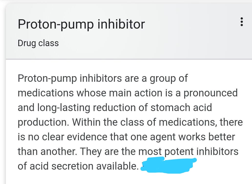 PROTON PUMP INHIBITORS (PPI)